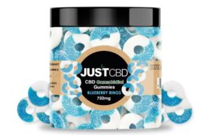 Blue Raspberry Gummy Jar By Just CBD Review