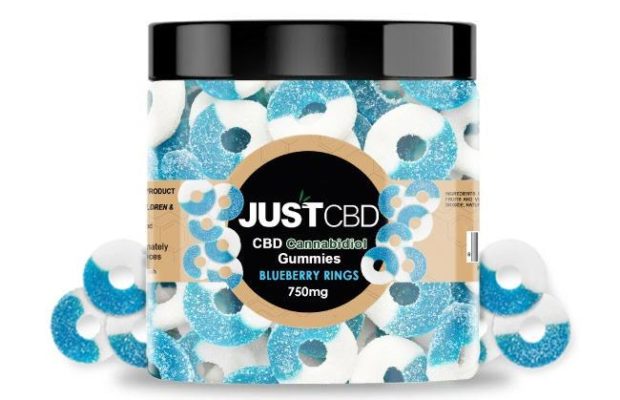 Blue Raspberry Gummy Jar By Just CBD Review